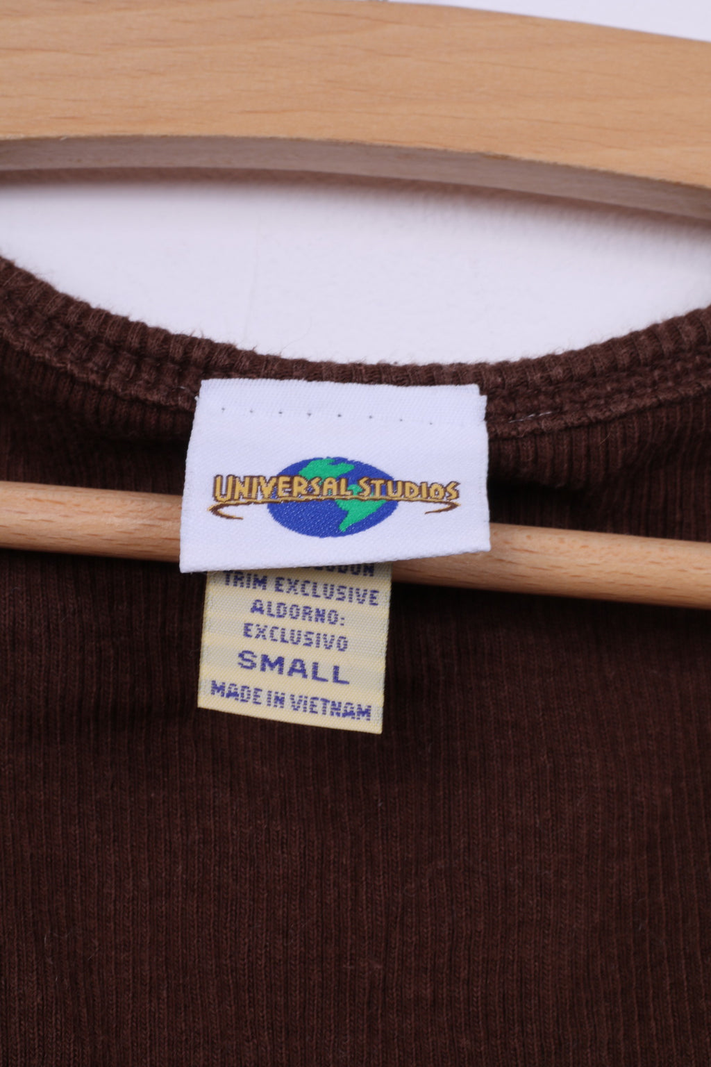 Universal Studios Débardeur S pour femme en coton marron 