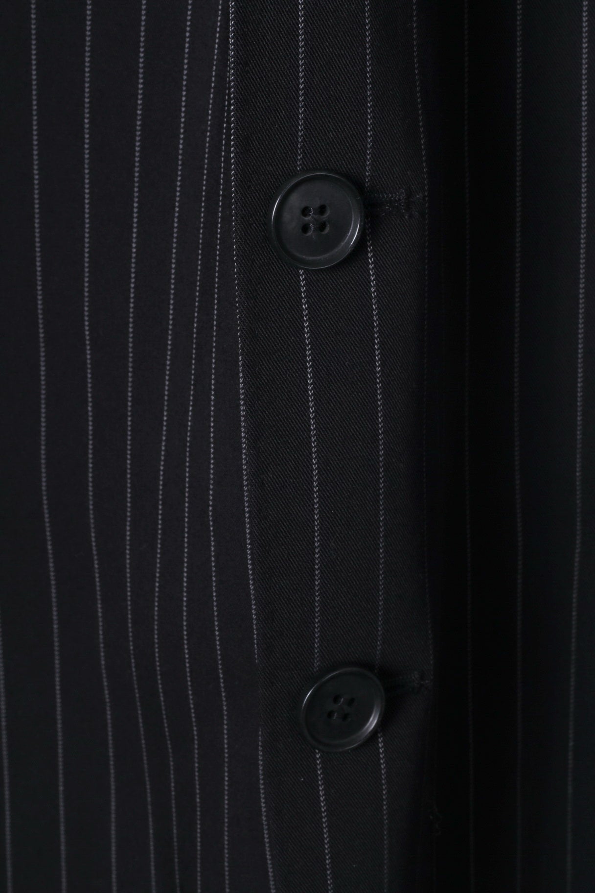 New River Island Mens 44R Blazer Black Striped Superior Quality Single Breasted Jacket