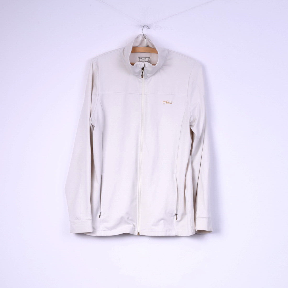 TCM Classic Sports Edition Womens 42 L Sweatshirt Full Zipper White Sportswear