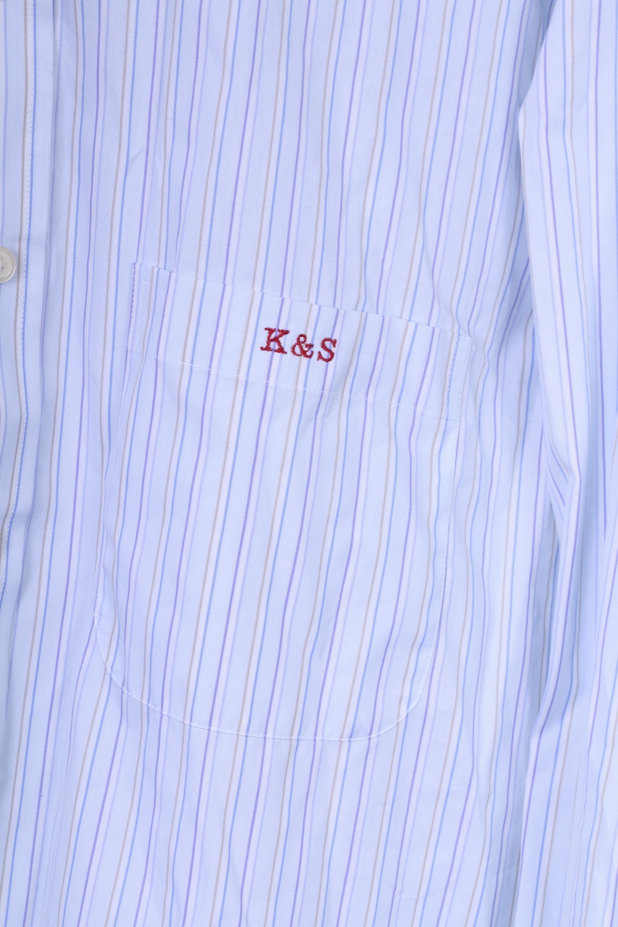 Charles Tyrwhitt Chemise formelle pour homme 17 43 Coupe ajustée rayée Bleu