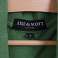 Lyle & Scott Vintage Mens S (XS) Polo Shirt Green Cotton Detailed Buttons
