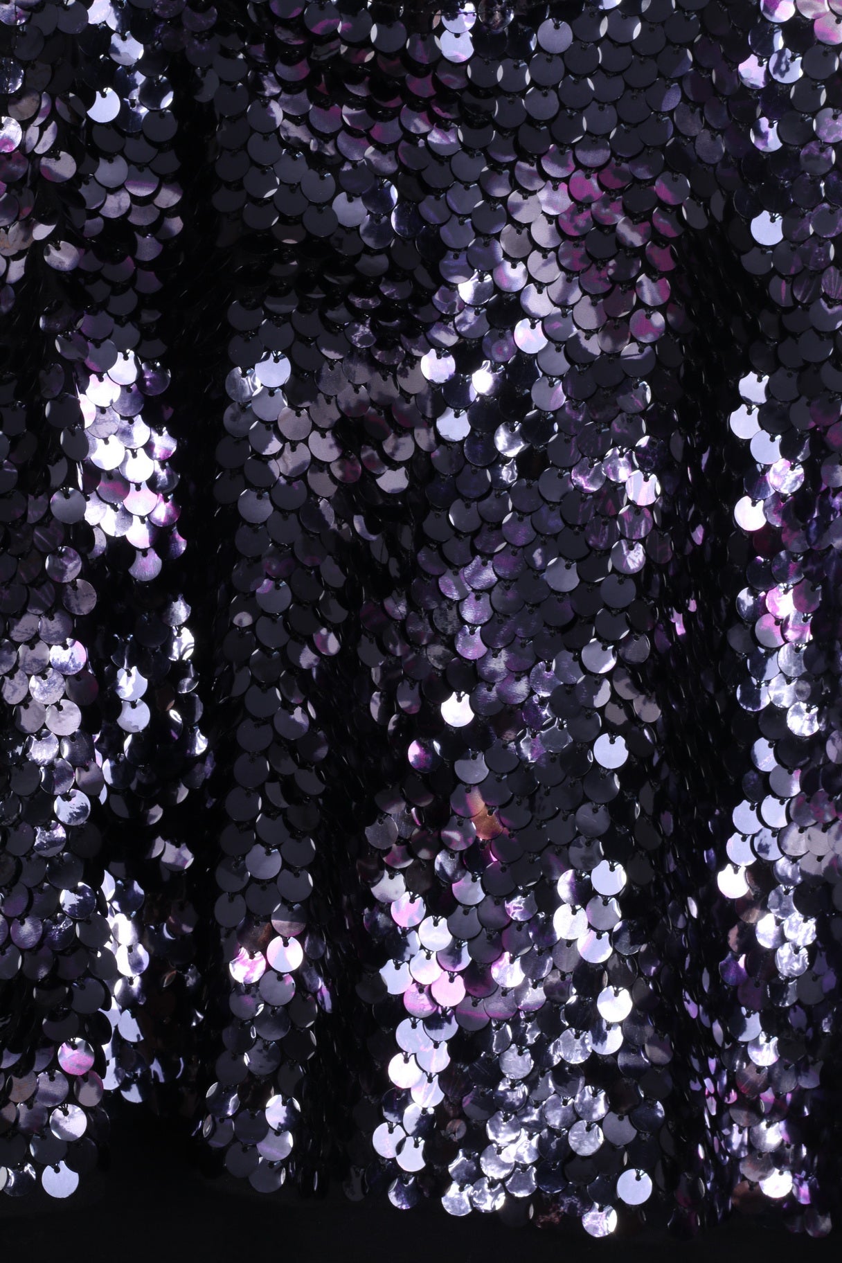 Camicia nera lucida con paillettes tunica da donna della collezione H&amp;M Conscious 36 S 