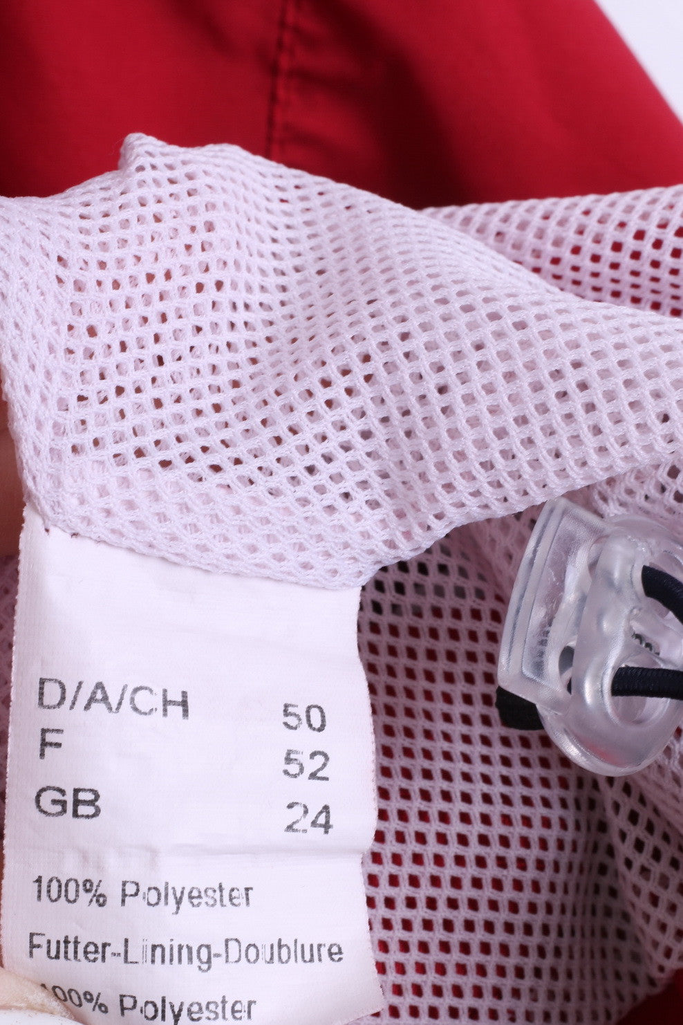 ALEX Athletics Womens 24 XXL Jacket Sport Red Nylon Lightweight Top