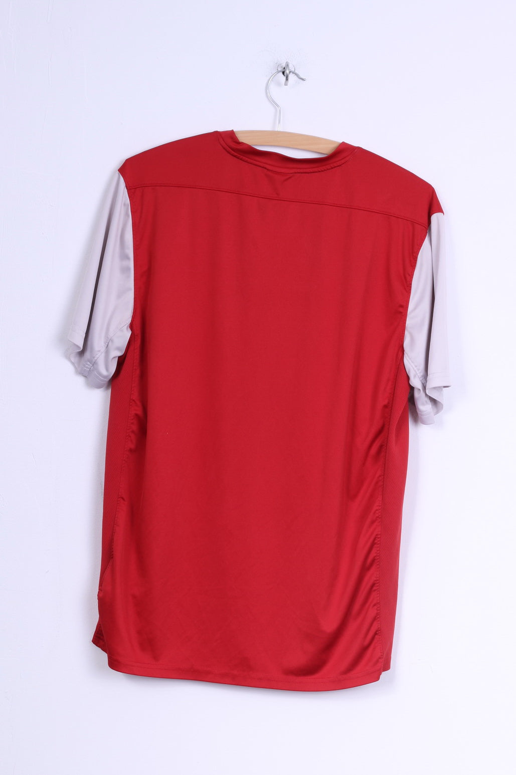 Maglia Nike L da uomo rossa Dri Fit Sport Training Football Jersey Top