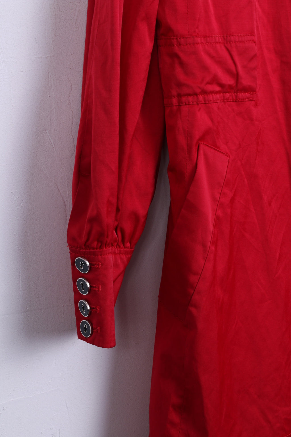 MNG SUIT Womens M Long Jacket Red Coat Mango