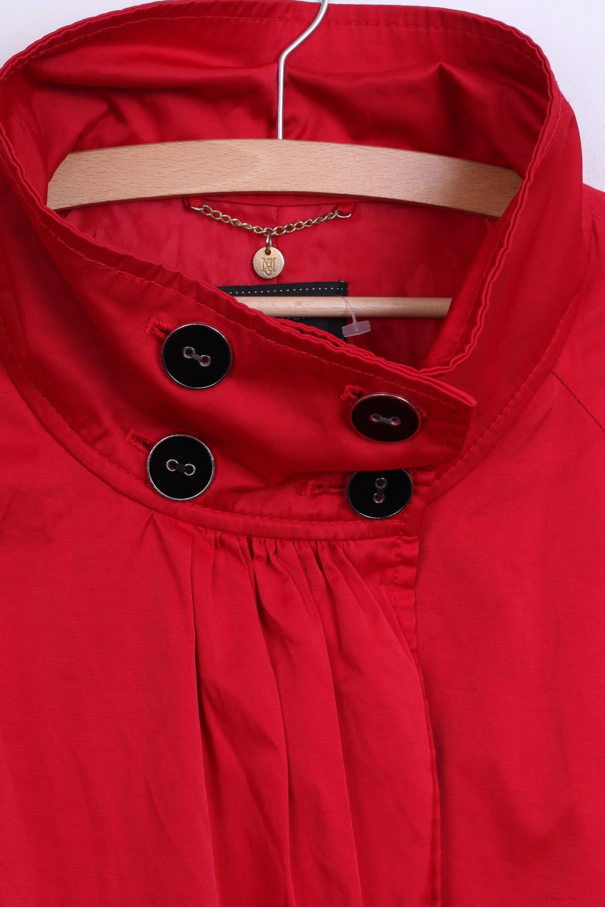 MNG SUIT Womens M Long Jacket Red Coat Mango