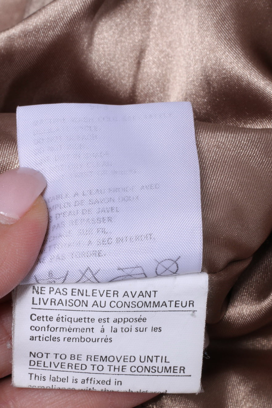 Descente Womens 10 40 M Ski Jacket Retro Navy Shiny Nylon Winter Snowboarding