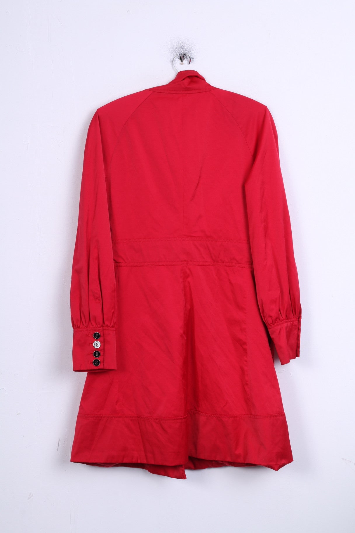 MNG SUIT Womens M Long Jacket Red Coat Mango