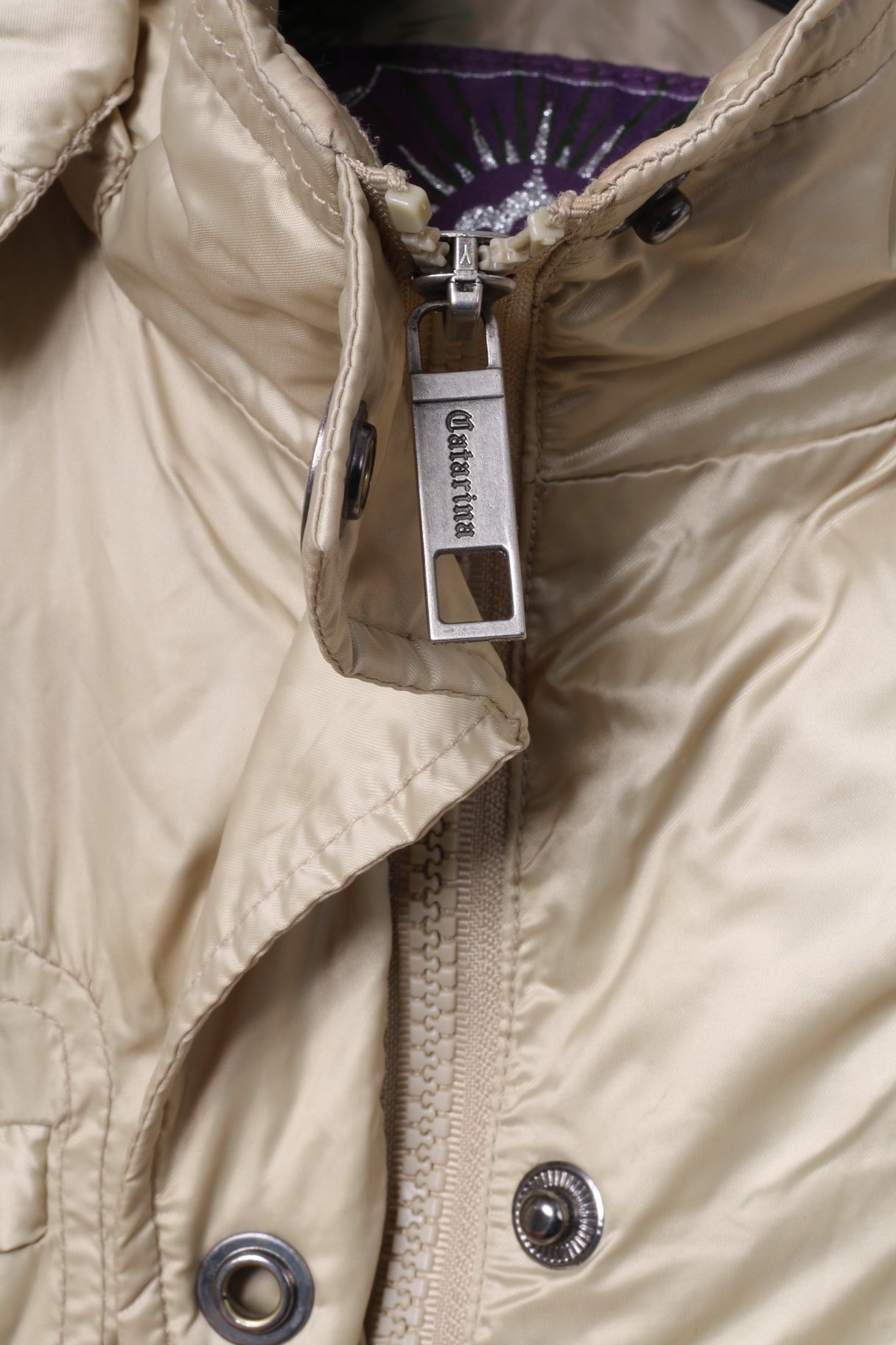 Catarina Womens S (XS) Jacket Gold Shiny Belted Hooded Lightweight Fit Top