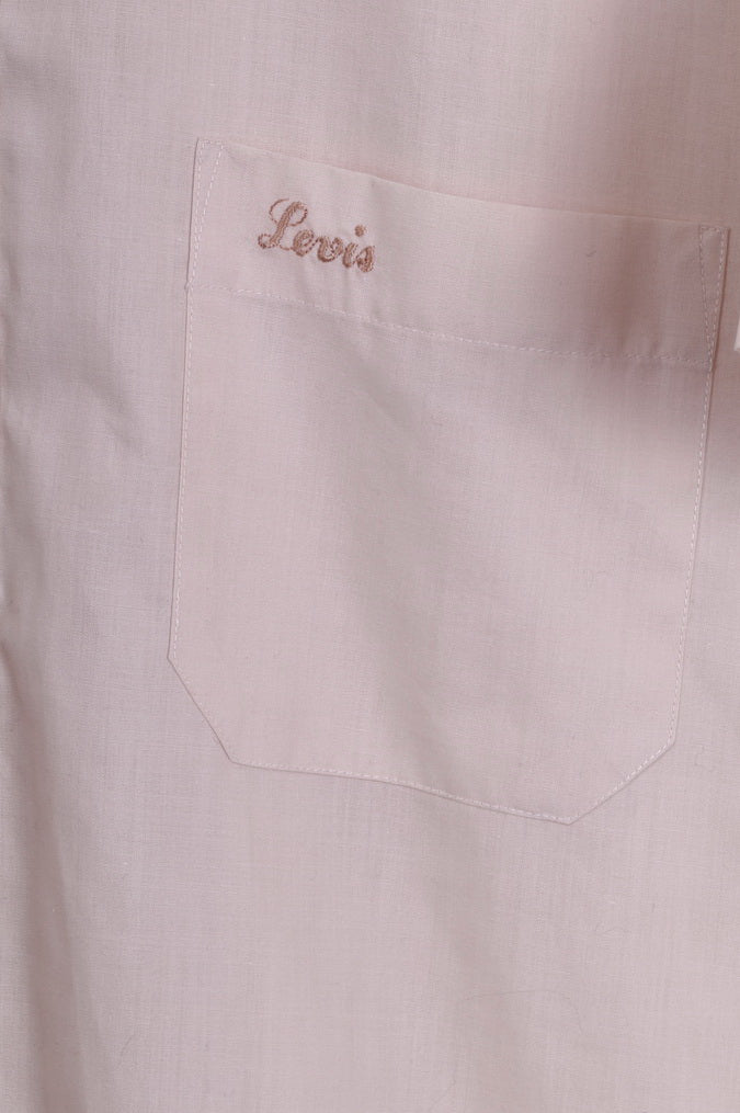 Levis Uomo 16 41 S Camicia casual in cotone beige a maniche corte