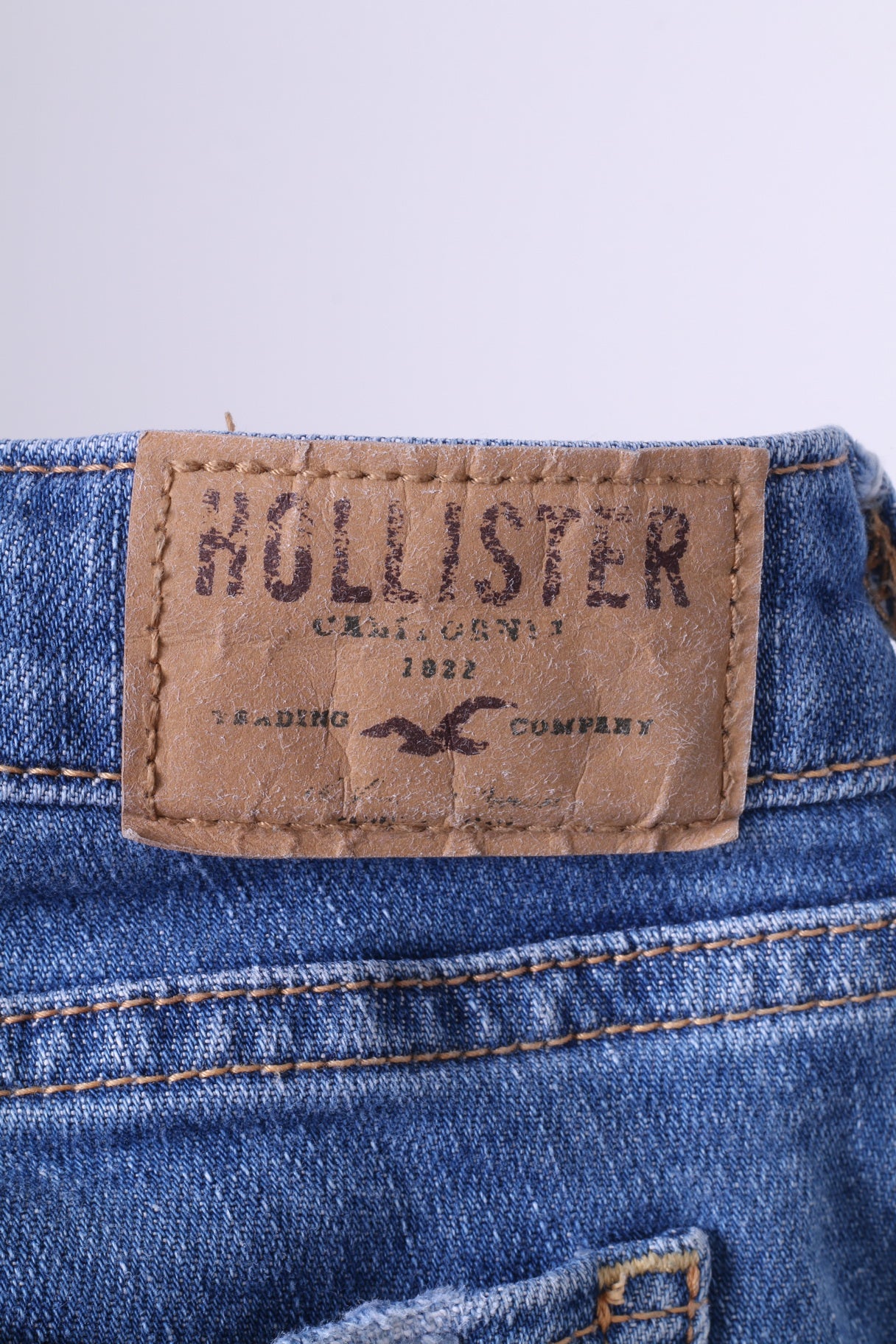 Hollister California Womens W23 L33 00R Trousers Denim Pants Cotton Loow Waist Jeans