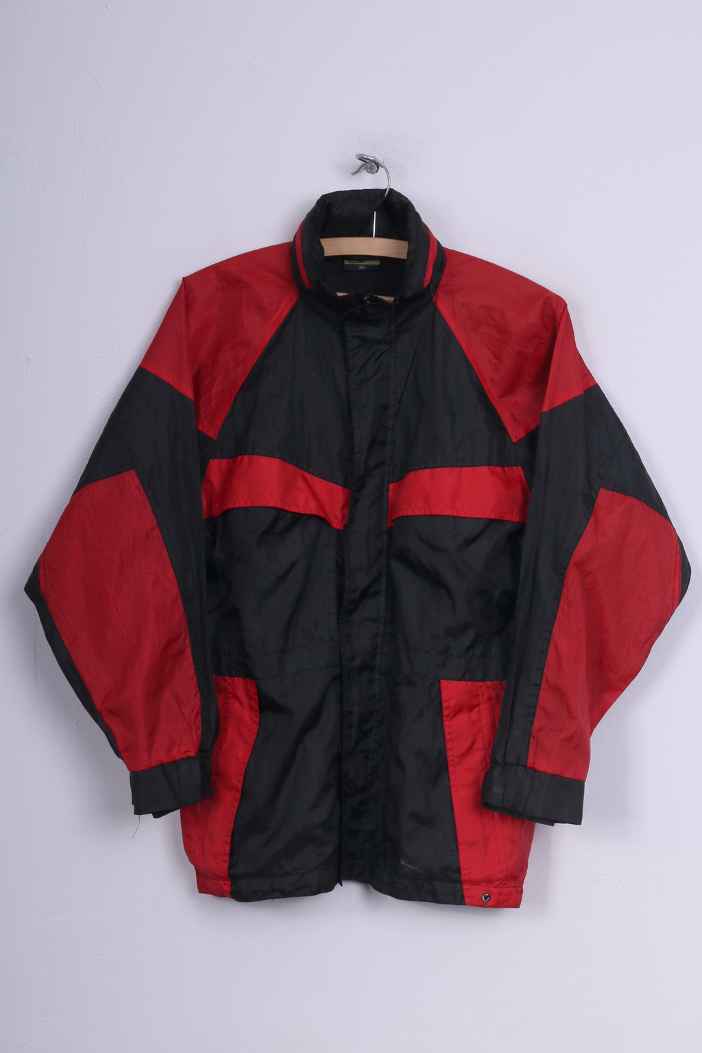 Saruccia Sportiv Veste légère 164 pour garçon Noir Fermeture éclair complète Capuche cachée Vêtements de sport 