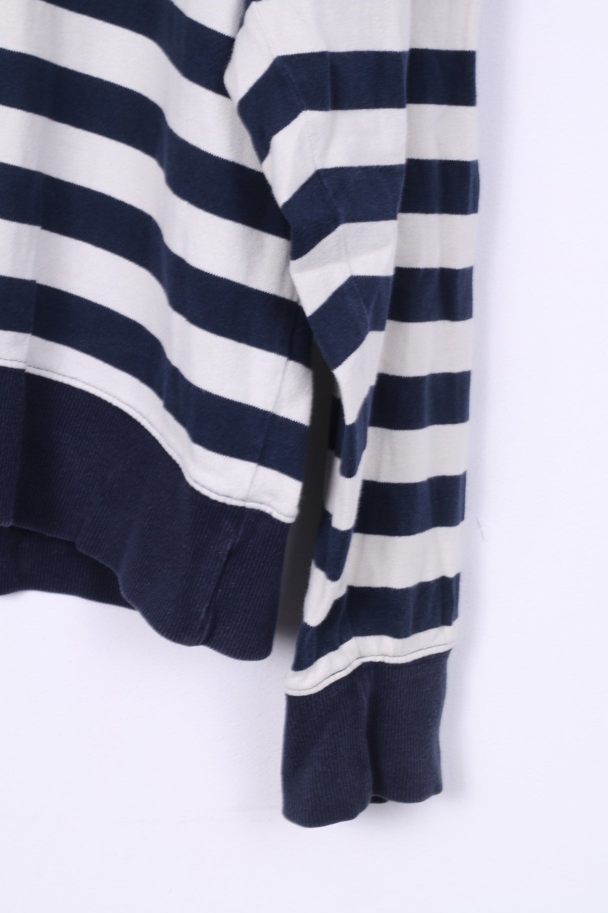 Gant Uomo XL Maglione in cotone Maglione a righe in cotone blu scuro