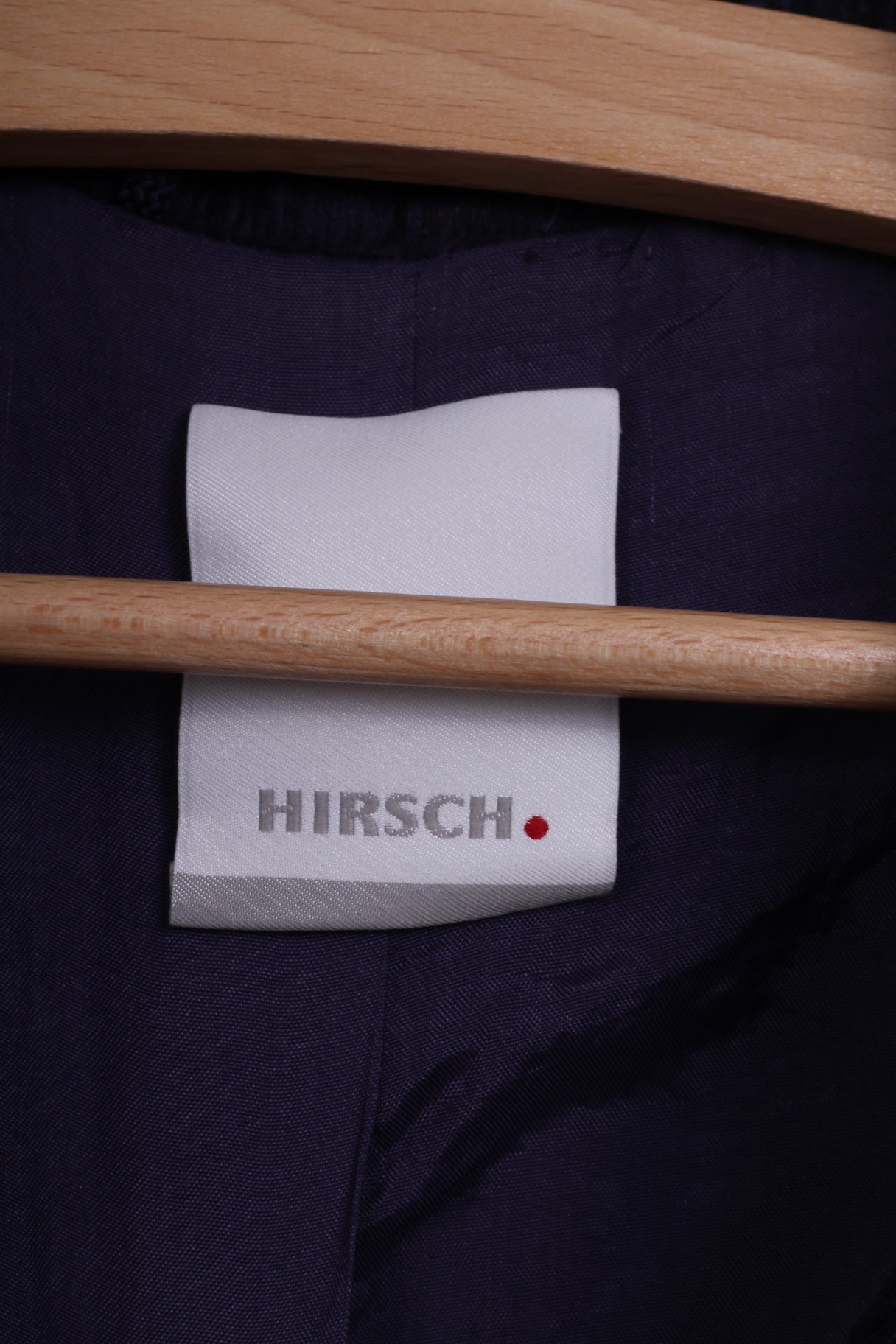 Hirsch. Giacca blazer da donna 12 M in velluto a coste viola monopetto in cotone