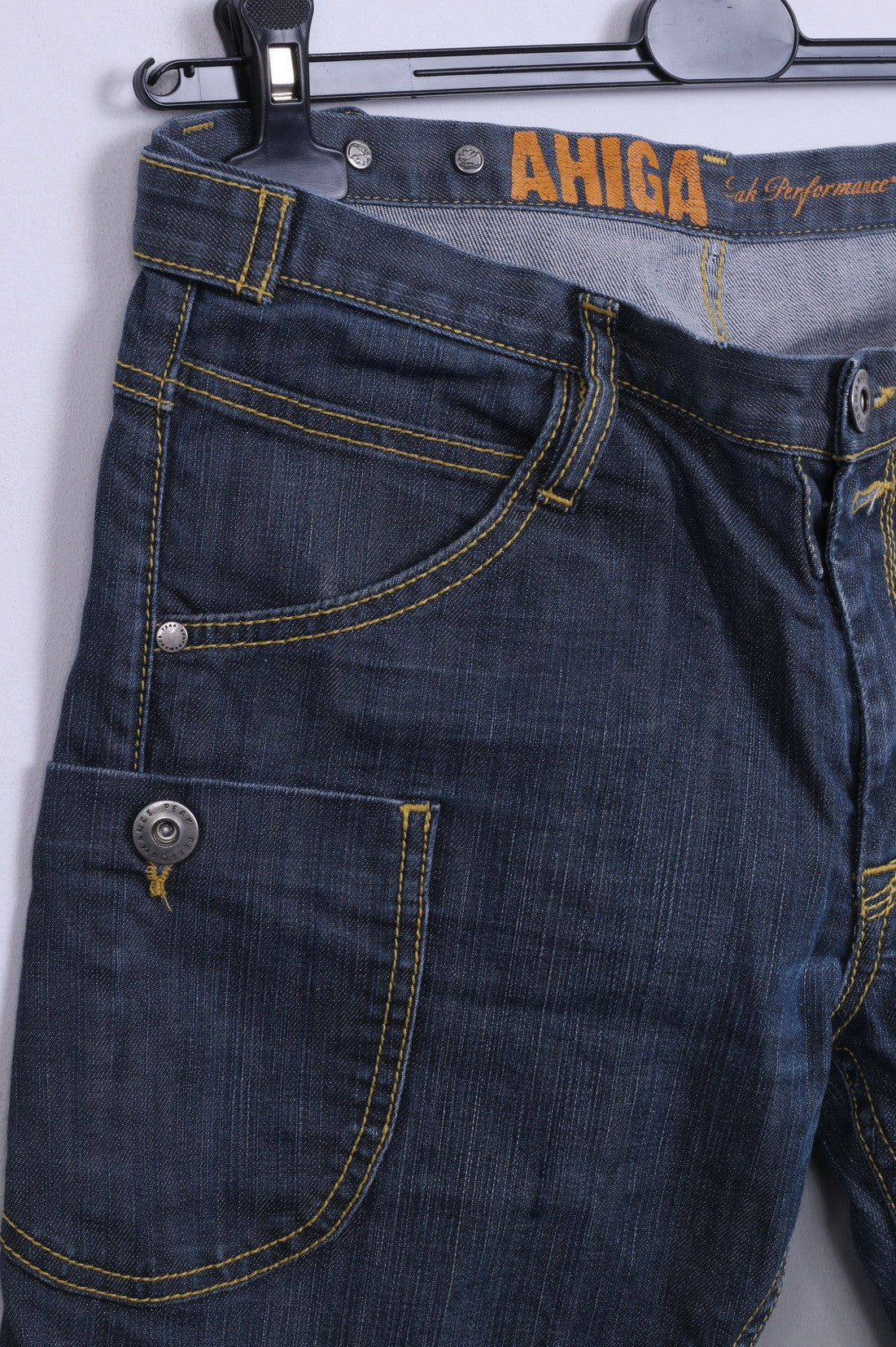 Pantaloni jeans Peak Performance AHIGA 30/32 da donna in cotone blu scuro