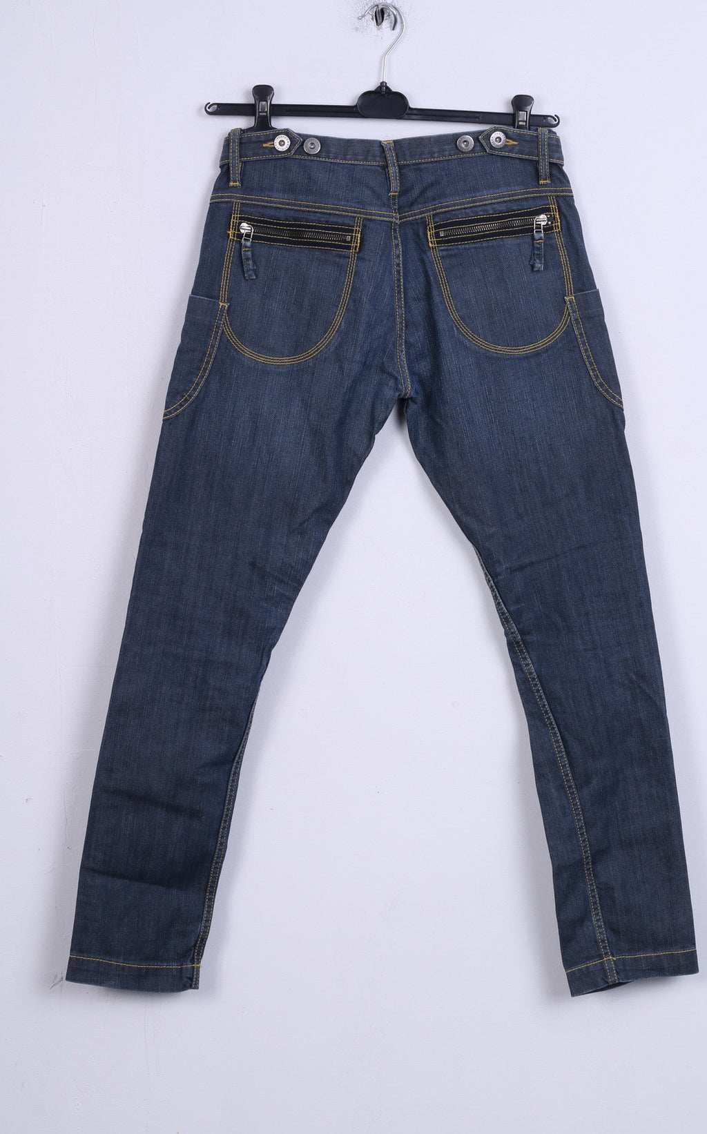 Pantaloni jeans Peak Performance AHIGA 30/32 da donna in cotone blu scuro