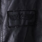 Identity Mens S Bomber Jacket Black Leather Imitation Fur Lined Biker Zip Up Top