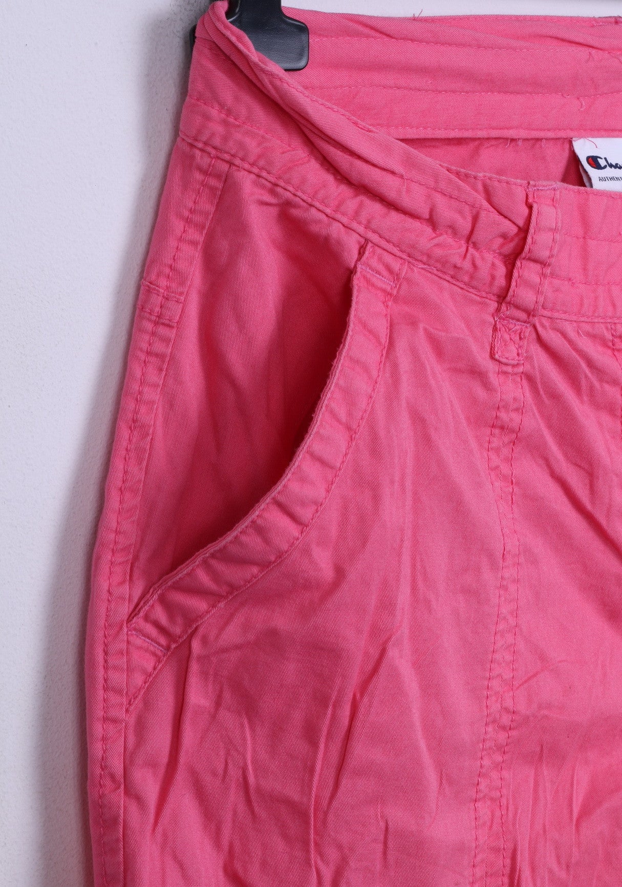 Champion Womens M Casual Shorts Pink Cotton
