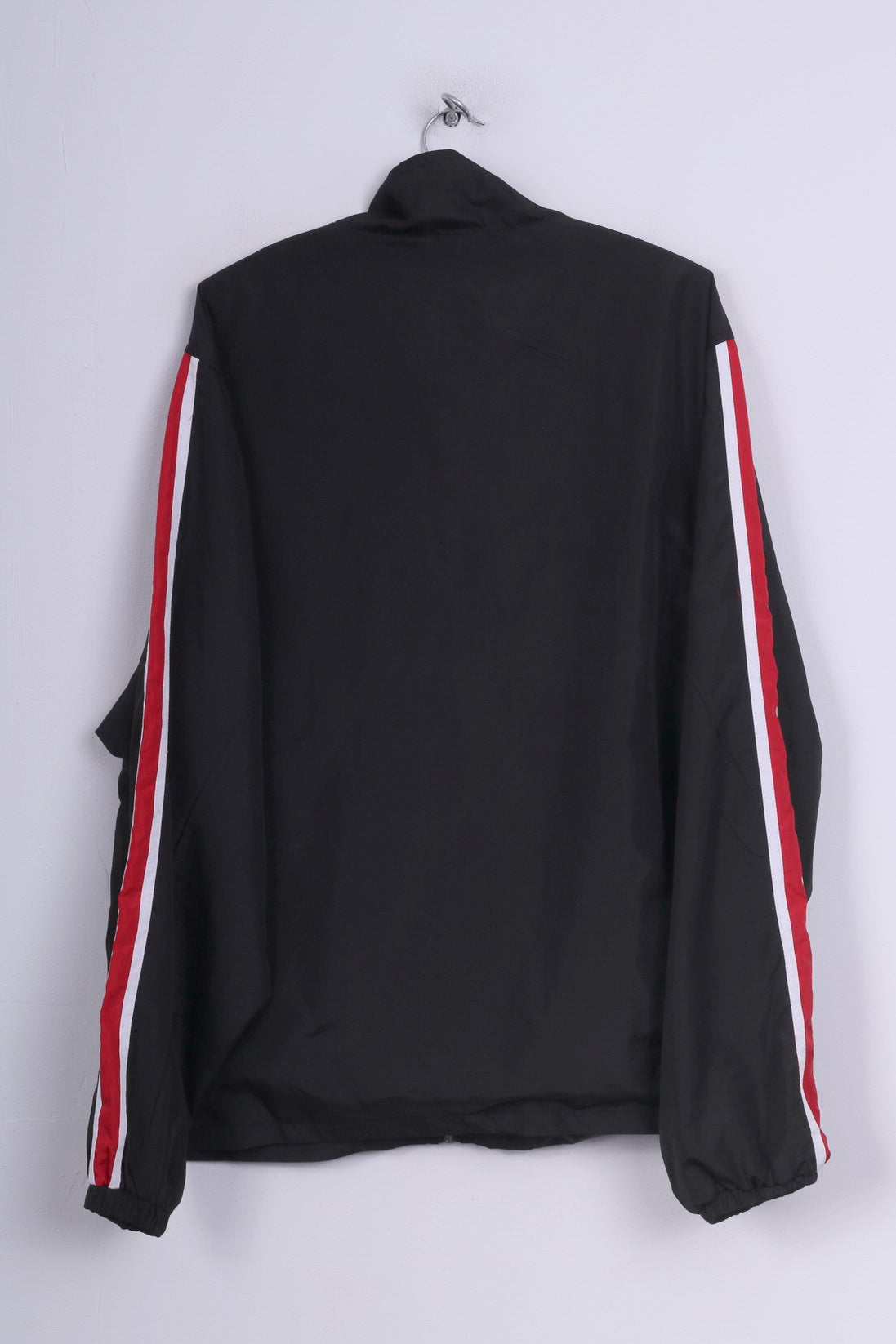 Trekker Sport Mens XL Lightweight Jacket Black Sportswear Full Zipper Vintage
