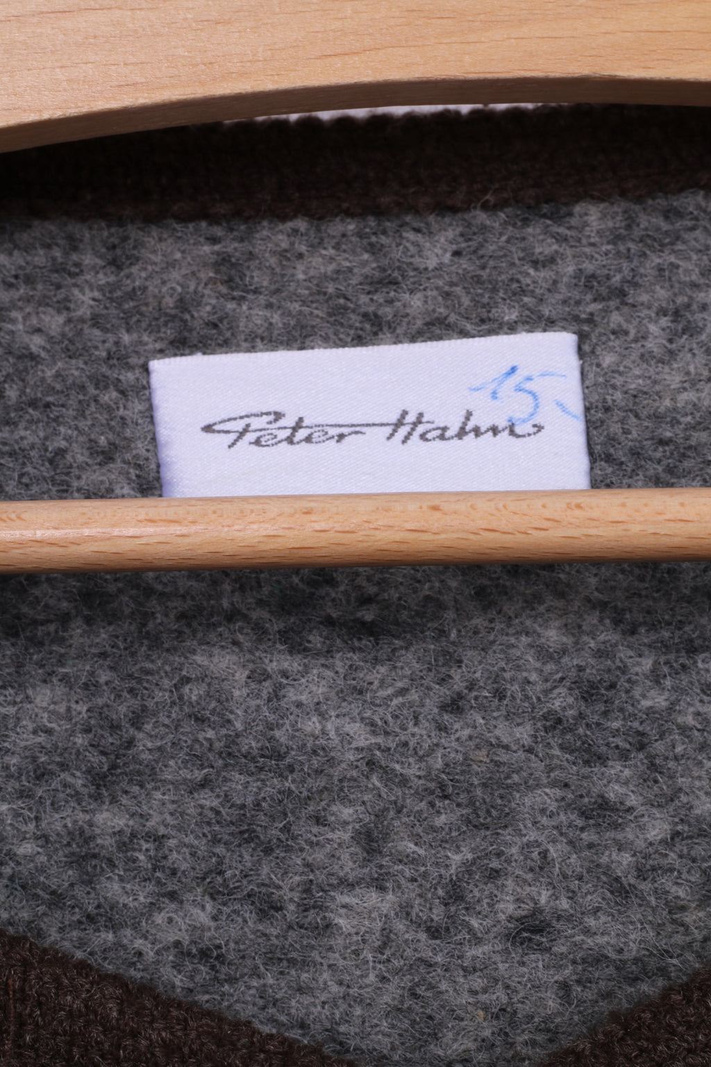 Peter Hahn Women 22 XXL Blazer Single Breasted Silver Buttons Grey Floral Top