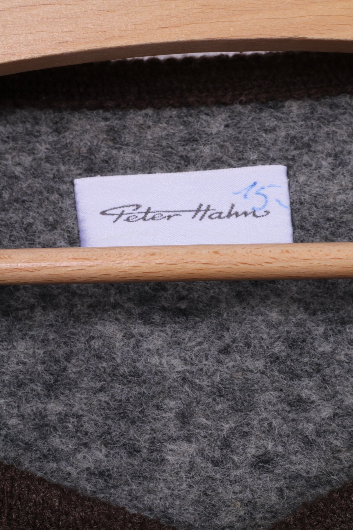 Peter Hahn Women 22 XXL Blazer Single Breasted Silver Buttons Grey Floral Top