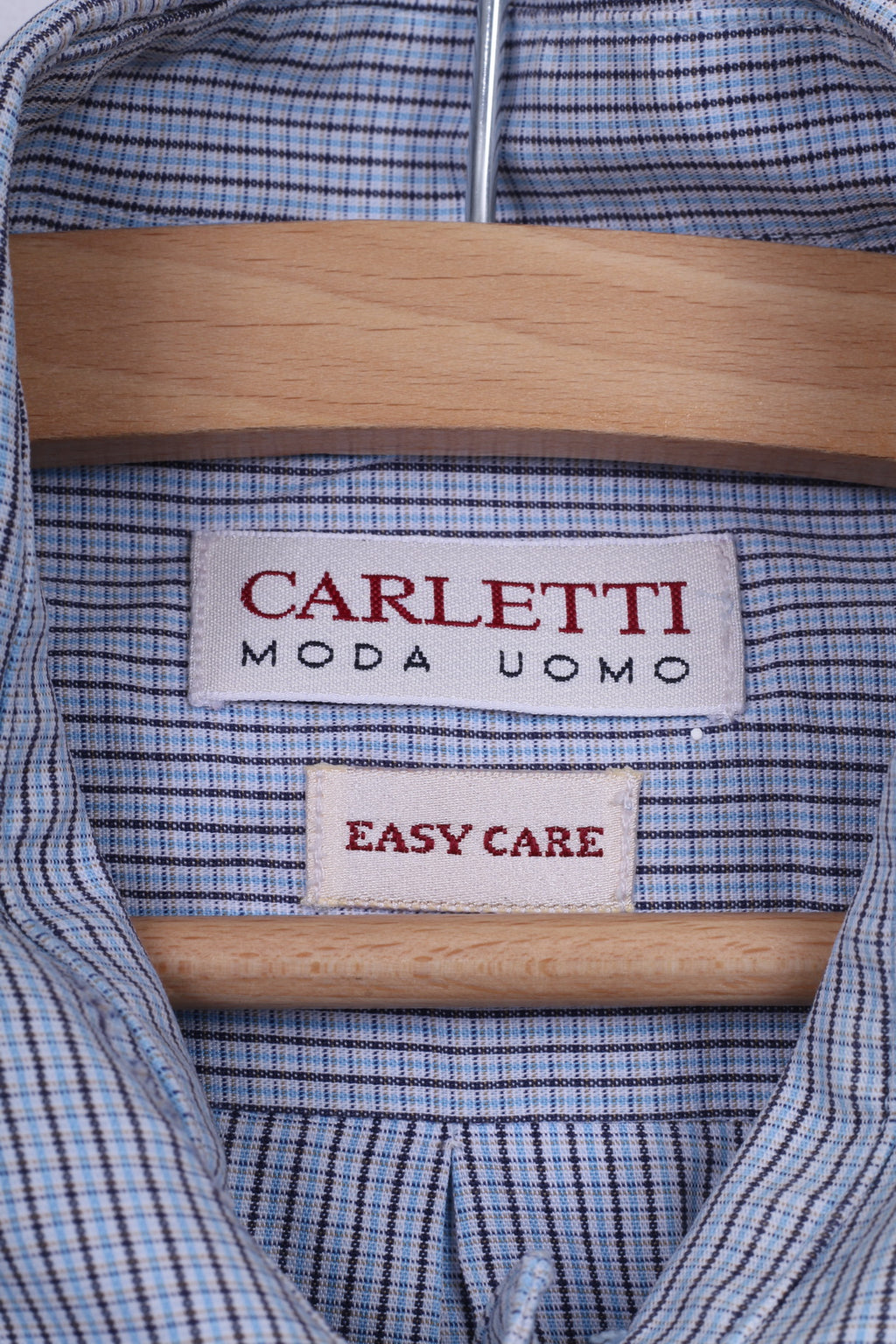 CARLETTI Moda Uomo Chemise décontractée à manches longues pour homme 39