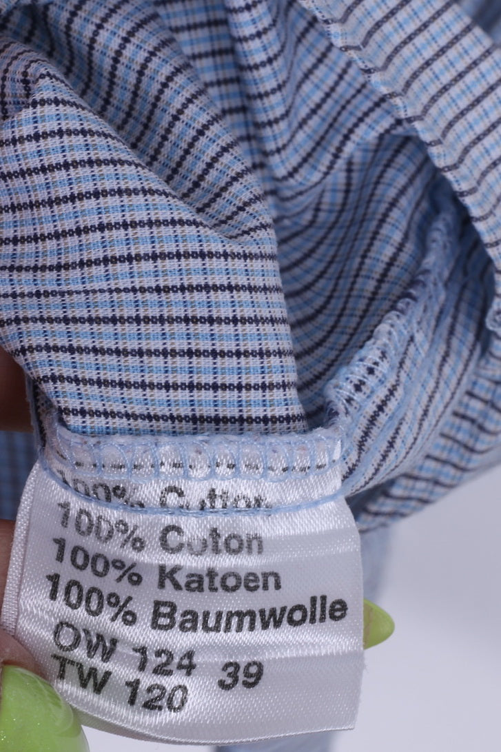 CARLETTI Moda Uomo Chemise décontractée à manches longues pour homme 39