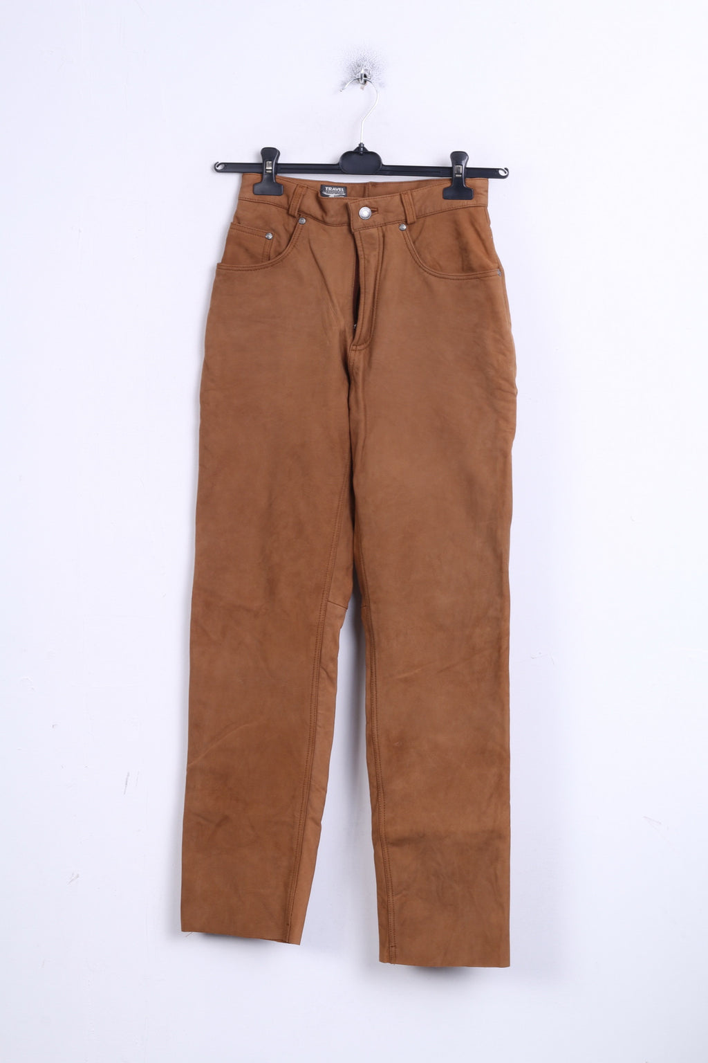 Collection TRAVEL Pantalon en Cuir W36 Femme Camel