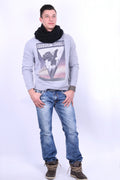 Burton London Mens XXL Sweatshirt Border Nation Patch Cotton Sport Jumper - RetrospectClothes