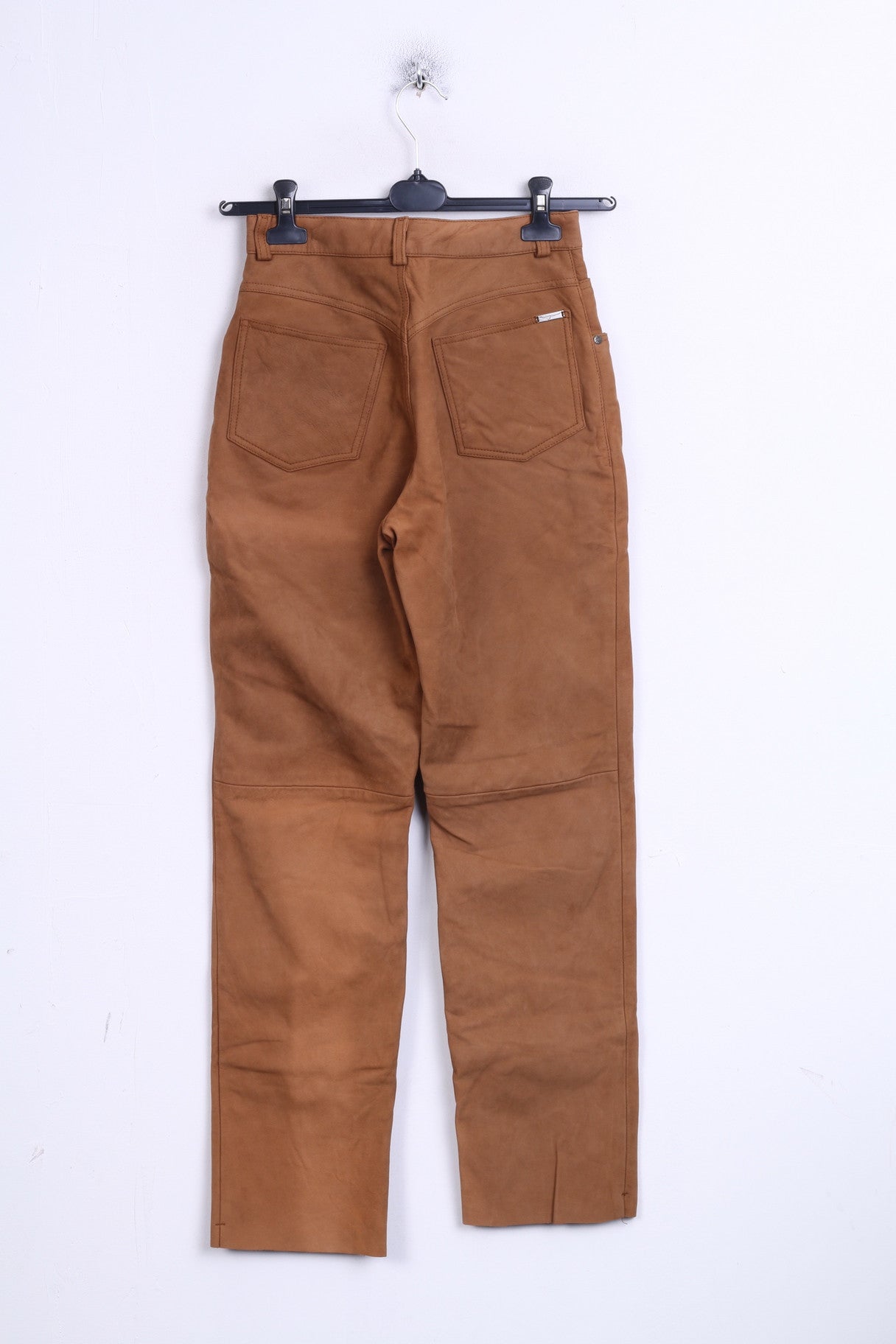 TRAVEL Collection Womens W36 Leather Trousers Camel