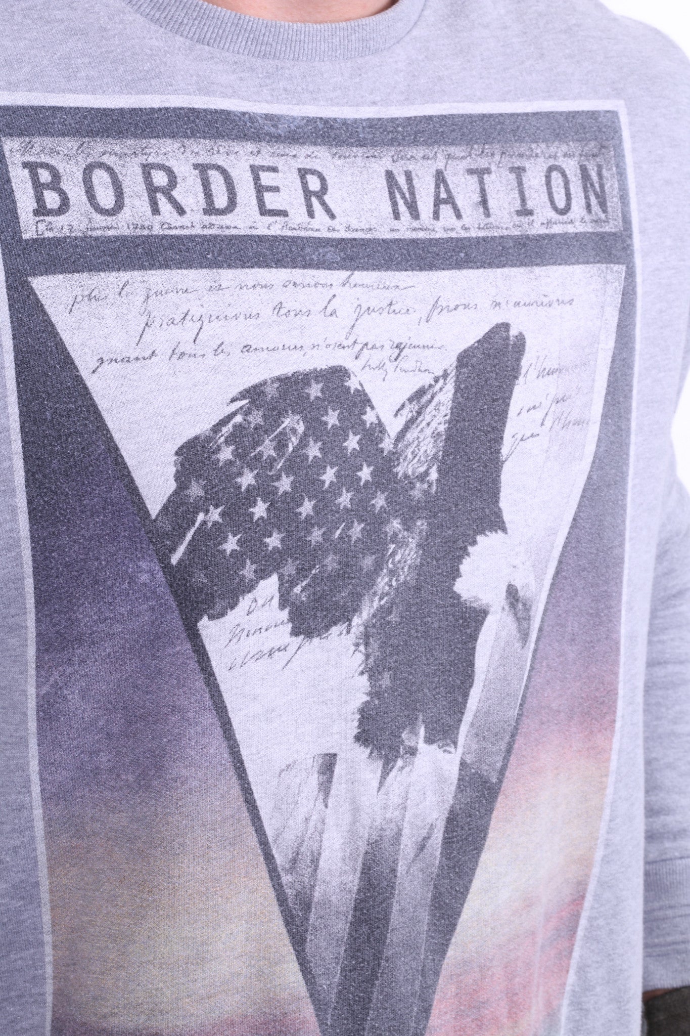 Burton London Mens XXL Sweatshirt Border Nation Patch Cotton Sport Jumper - RetrospectClothes