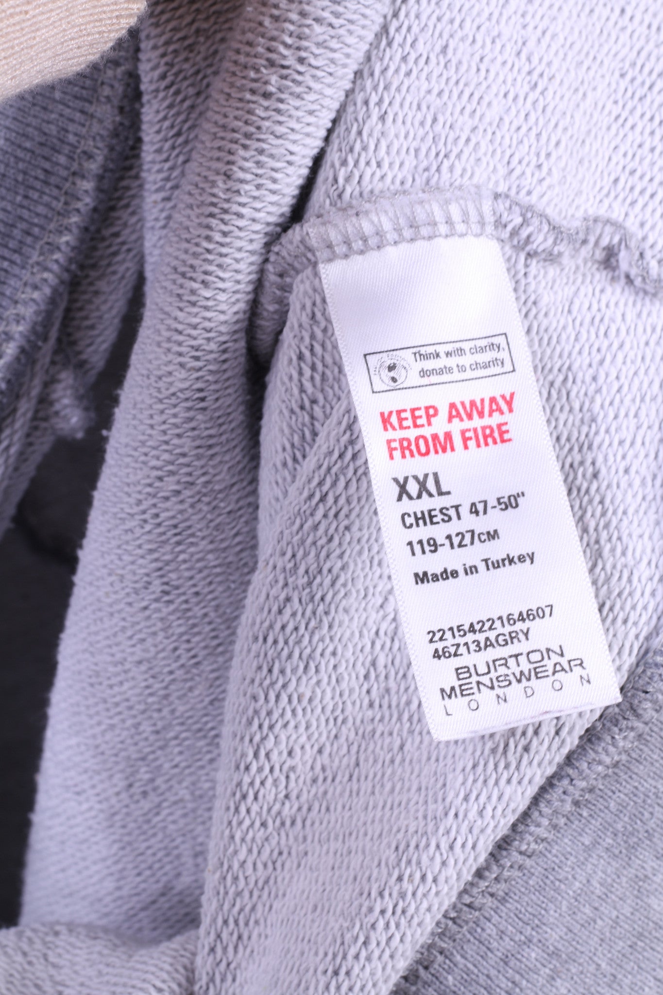 Burton London Mens XXL Sweatshirt Border Nation Patch Cotton Sport Jumper - RetrospectClothes