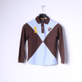 Hackett London Boys 9 - 10 Age Polo Shirt Brown Cotton Long Sleeve #1