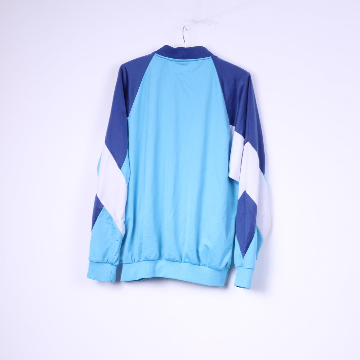 Felpa Puma Uomo 8 2XL Felpa blu vintage con cerniera intera lucida per abbigliamento sportivo 