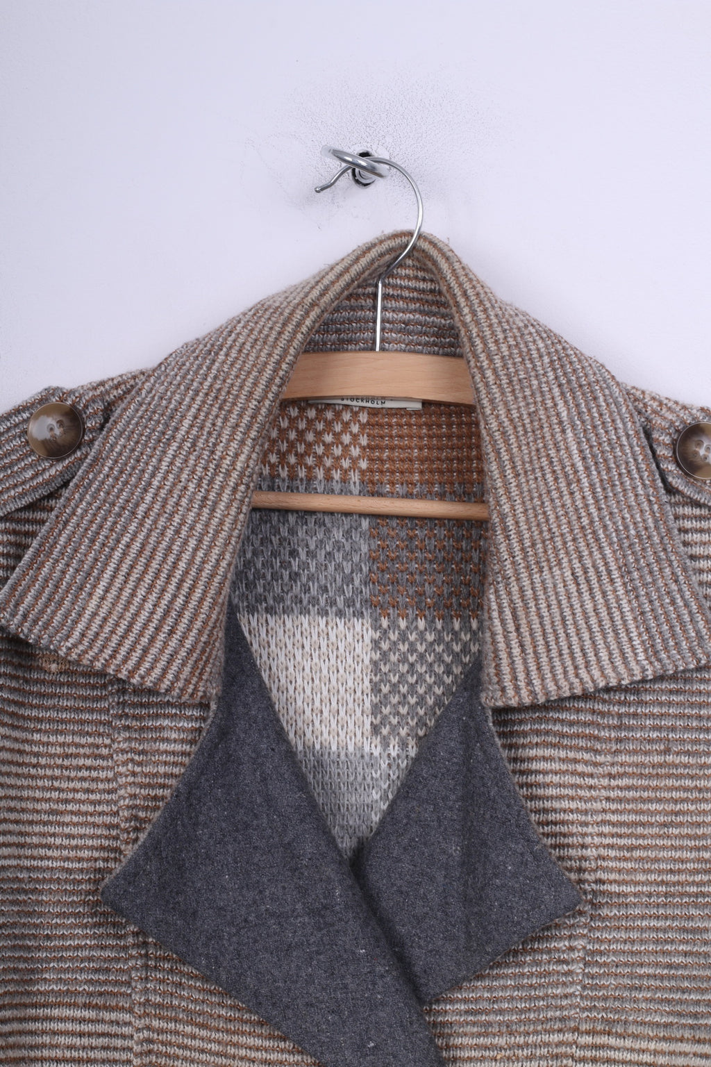 Christian Berg Stockholm Peek & Cloppenburg Womens 14 40 L Blazer Jacket Sweater Top