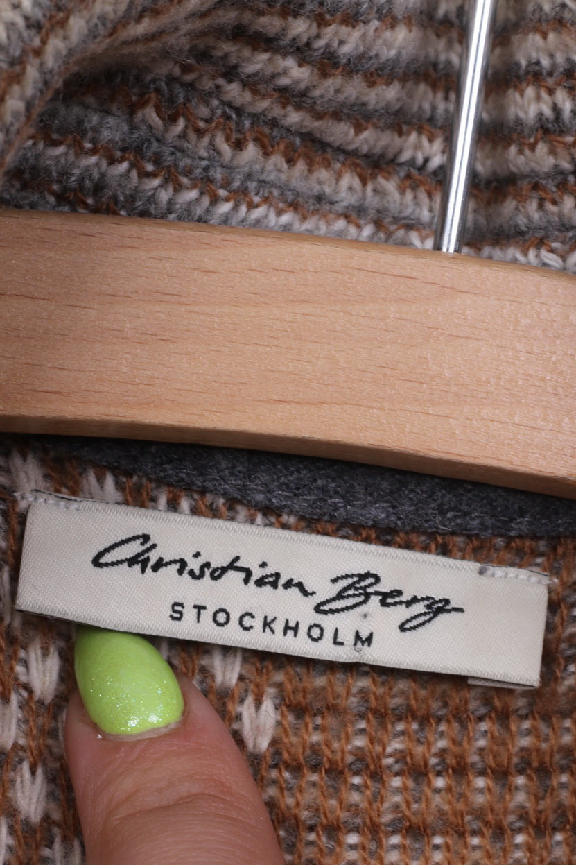 Christian Berg Stockholm Peek & Cloppenburg Womens 14 40 L Blazer Jacket Sweater Top