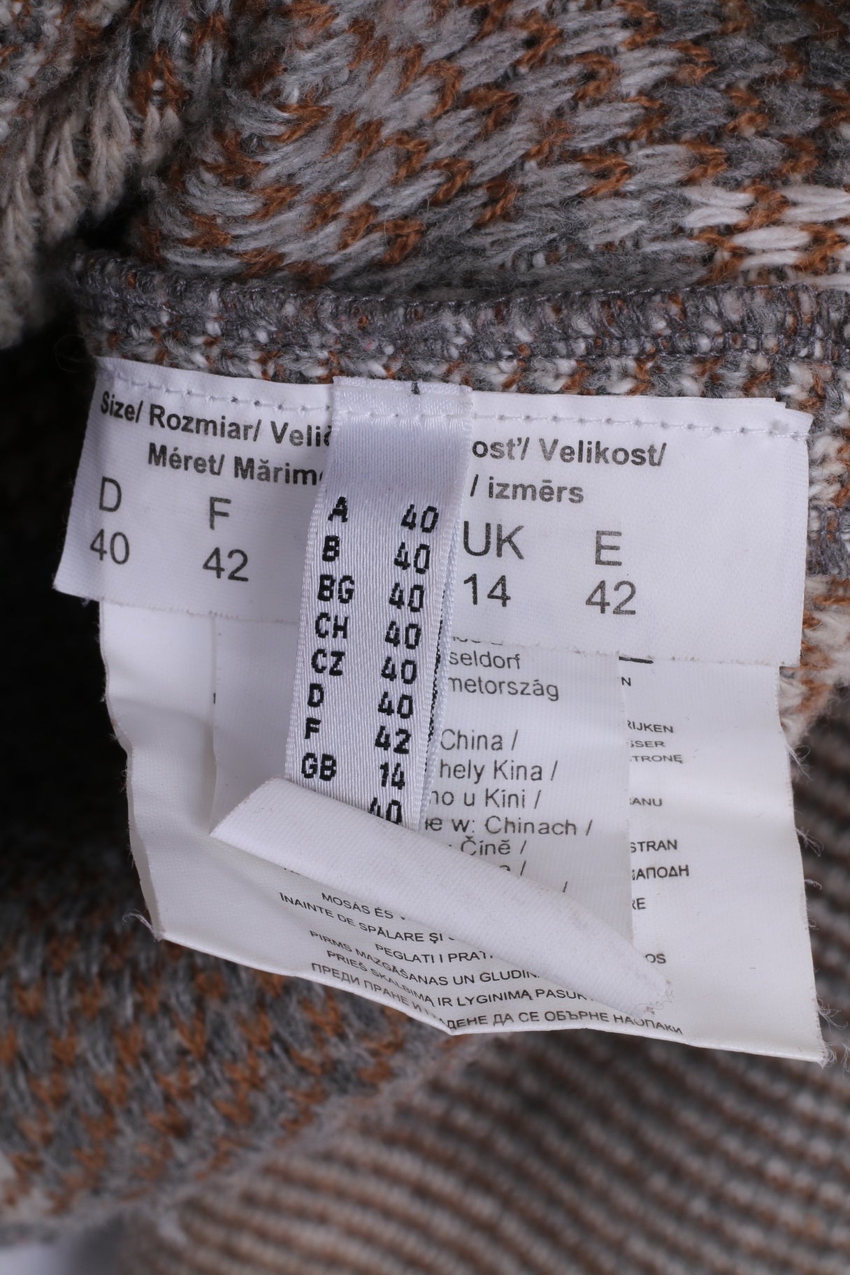 Christian Berg Stockholm Peek & Cloppenburg Womens 14 40 L Blazer Jacket Sweater Top