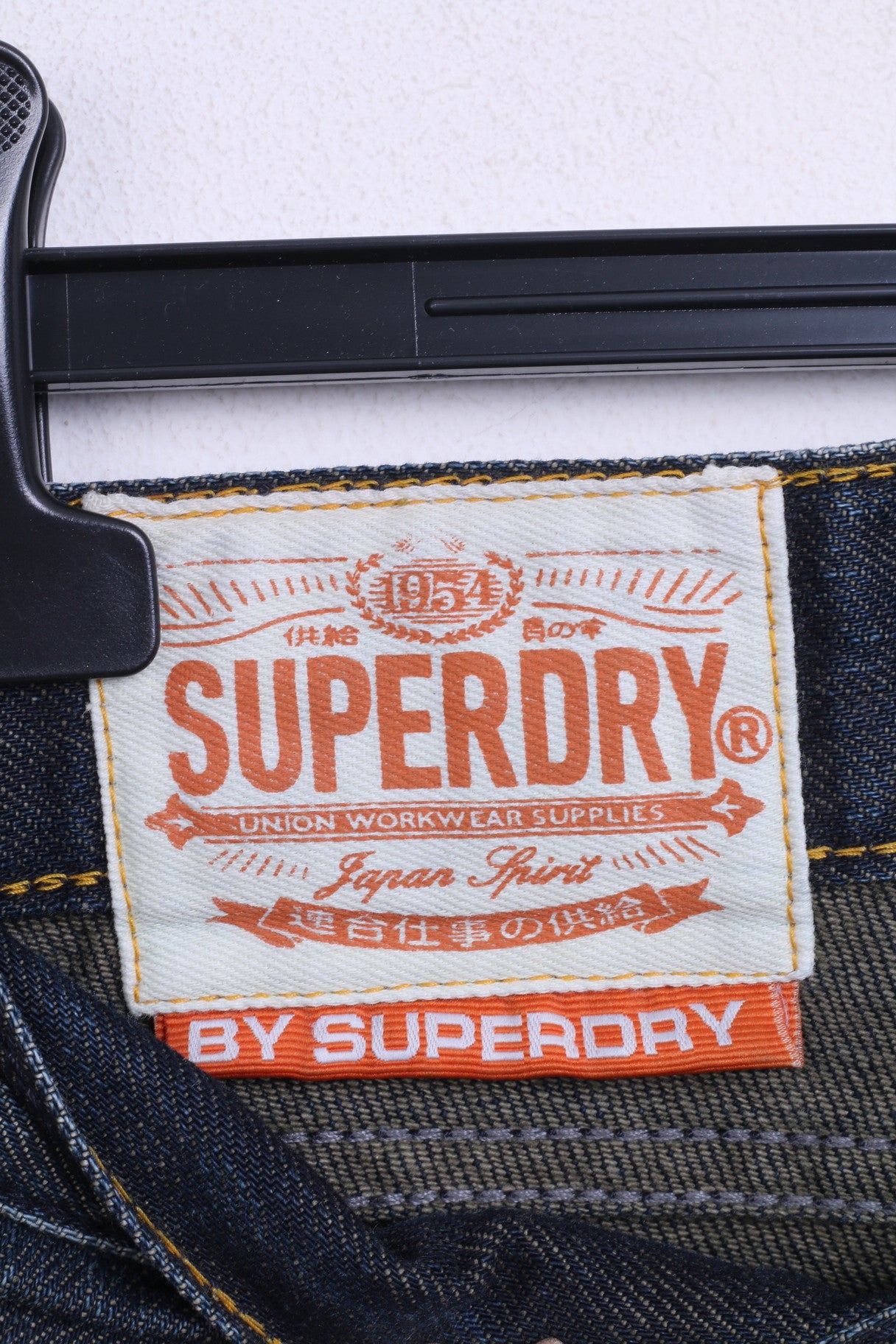 Superdry Womens W27 L32 Trousers Jeans Denim Cotton Navy