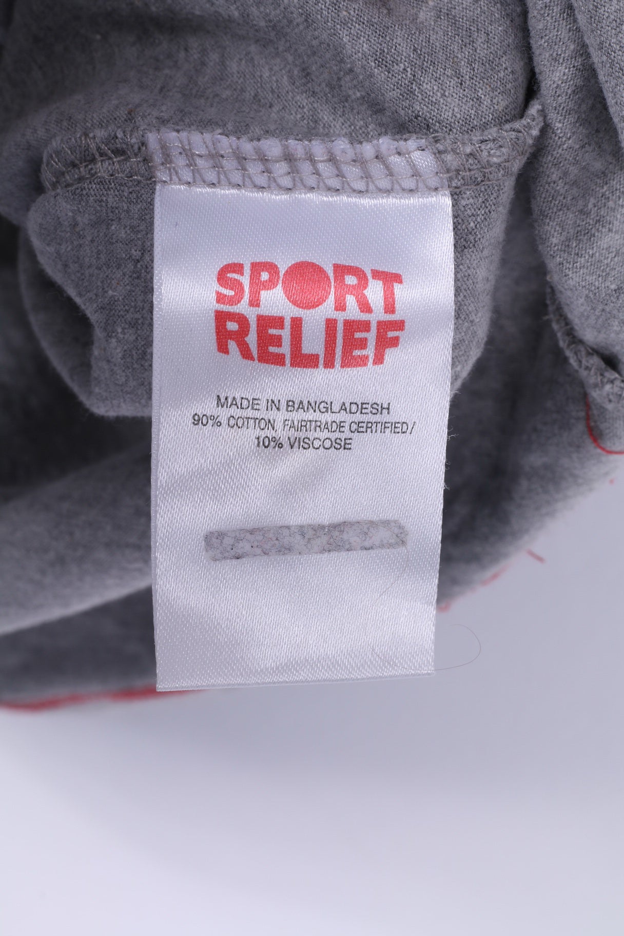 Sport Relief 2012 Mens XL T-Shirt Grey Cotton Crew Neck Graphic