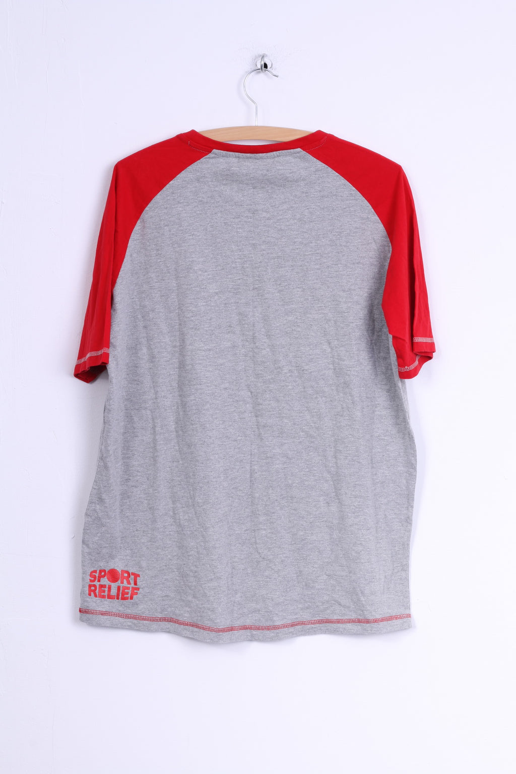 Sport Relief 2012 Mens XL T-Shirt Grey Cotton Crew Neck Graphic