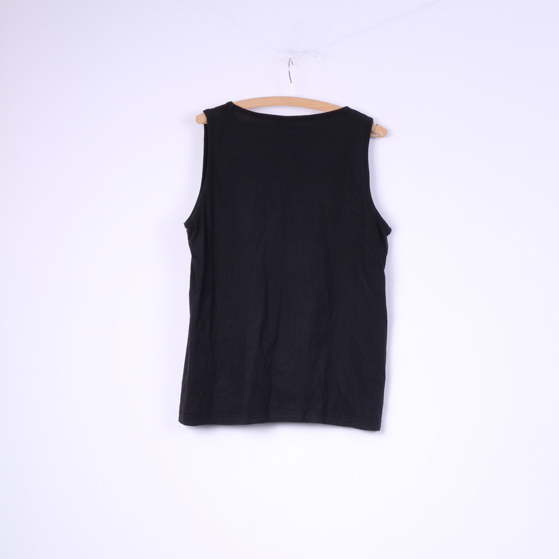 Conte Mancini Men XL Shirt Black Cotton Sleeveless Victory San Diego Tank Top Vest