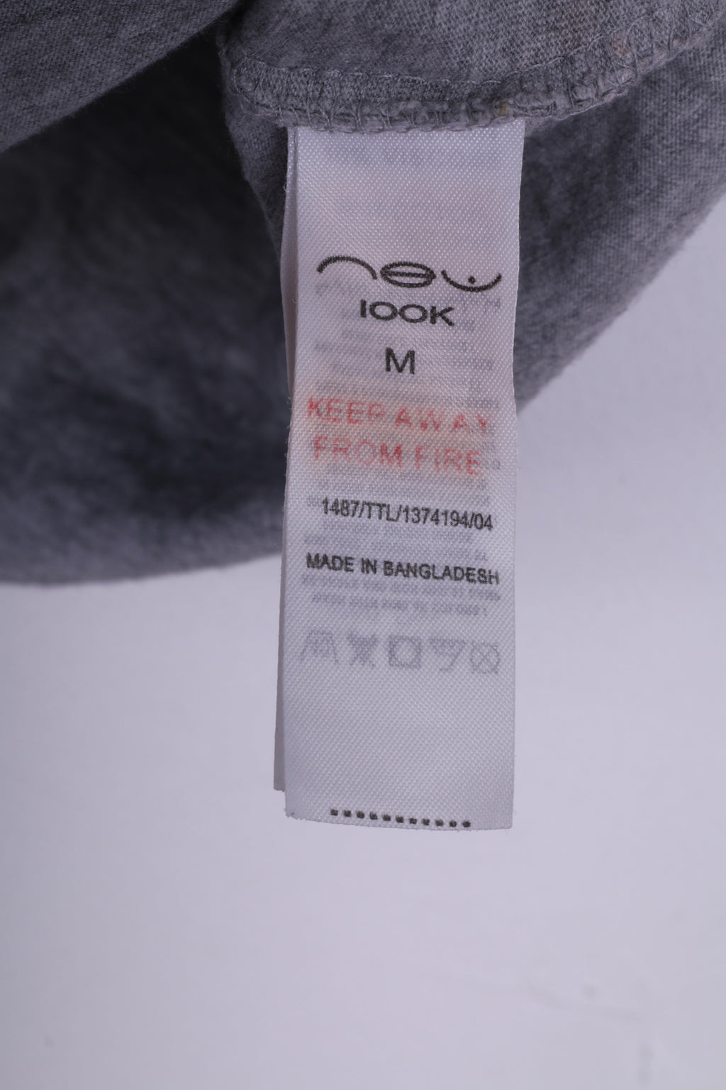 New Look Batman Mens M T-shirt girocollo grafica TM&amp;Dc Comics S10 cotone grigio 