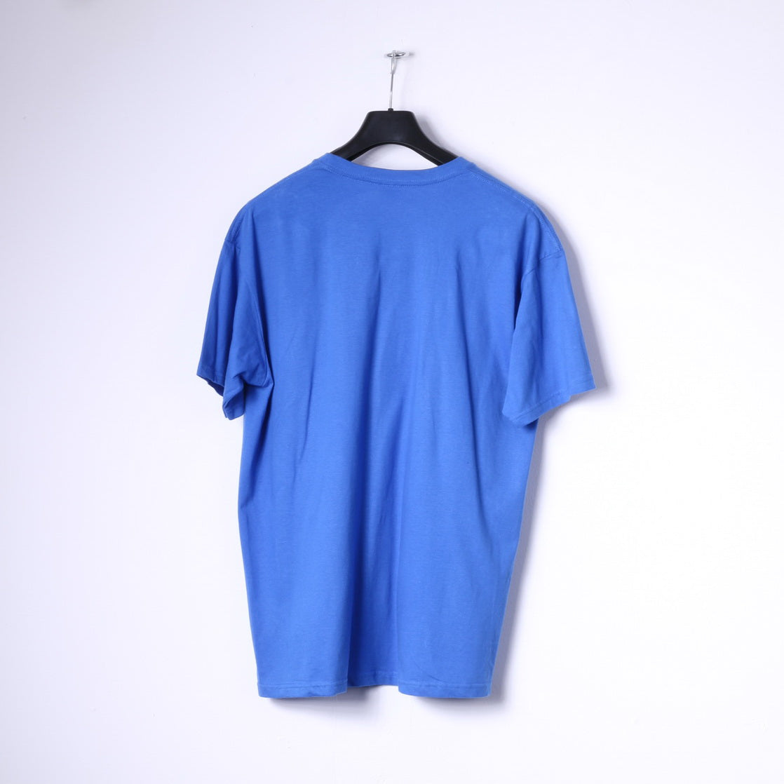 Gildan T-shirt XL pour homme en coton bleu classique à col rond