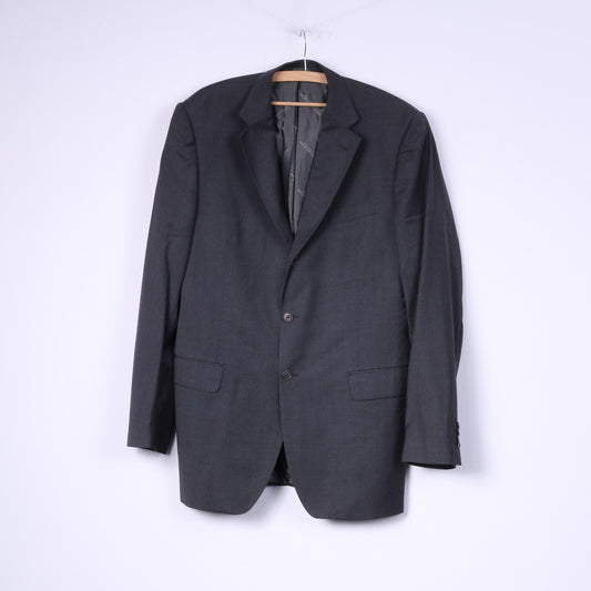 Patrick Hellmann Collection Men 106 40 Blazer Grey Single Breasted Wool Jacket
