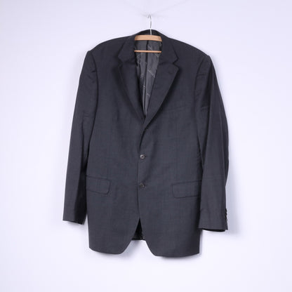 Collezione Patrick Hellmann Uomo 106 40 Blazer Grigio Giacca monopetto in lana