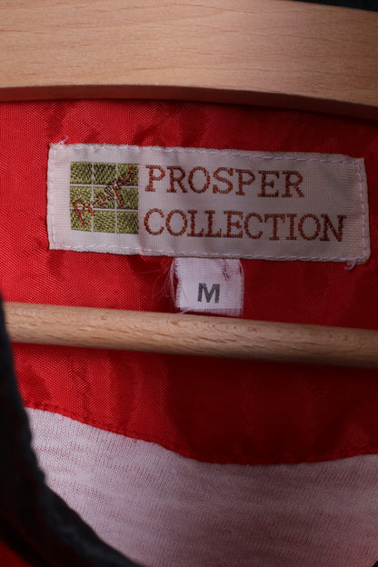 Giacca da uomo M della collezione Prosper, abbigliamento sportivo rosso, top leggero vintage