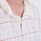 Ping Mens M Polo Shirt Checkered Beige Golf Sport Cotton Golf - RetrospectClothes