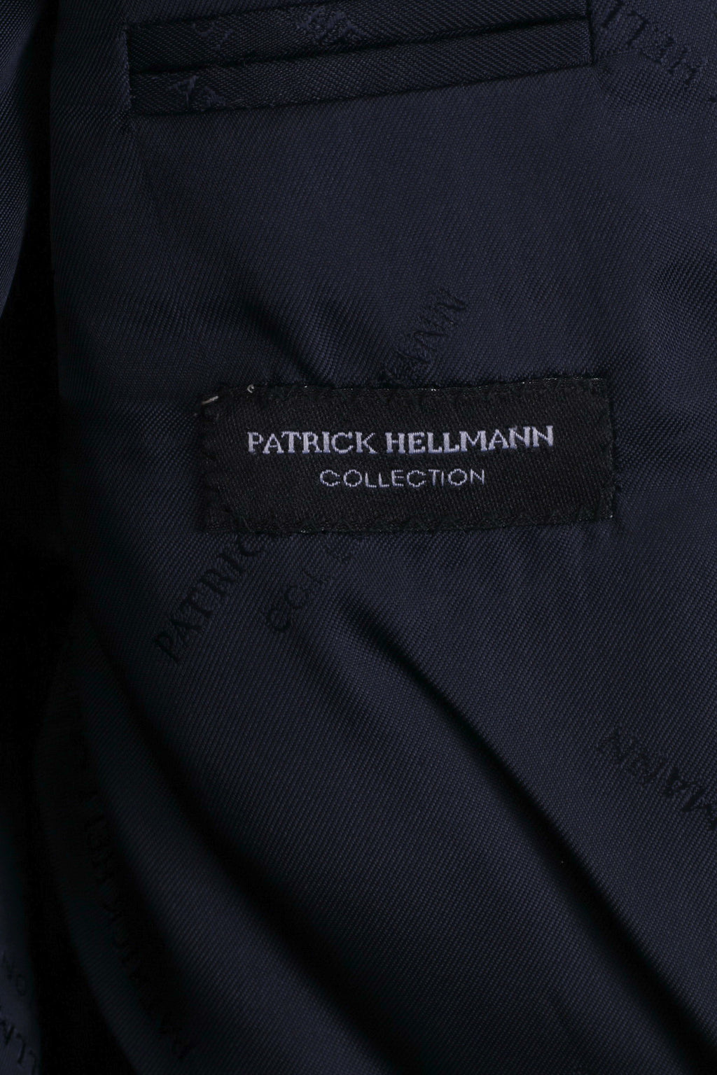 Patrick Hellmann Collection Men 110 42 Suit Navy Striped Blazer Trousers Single Breasted Wool Jacket