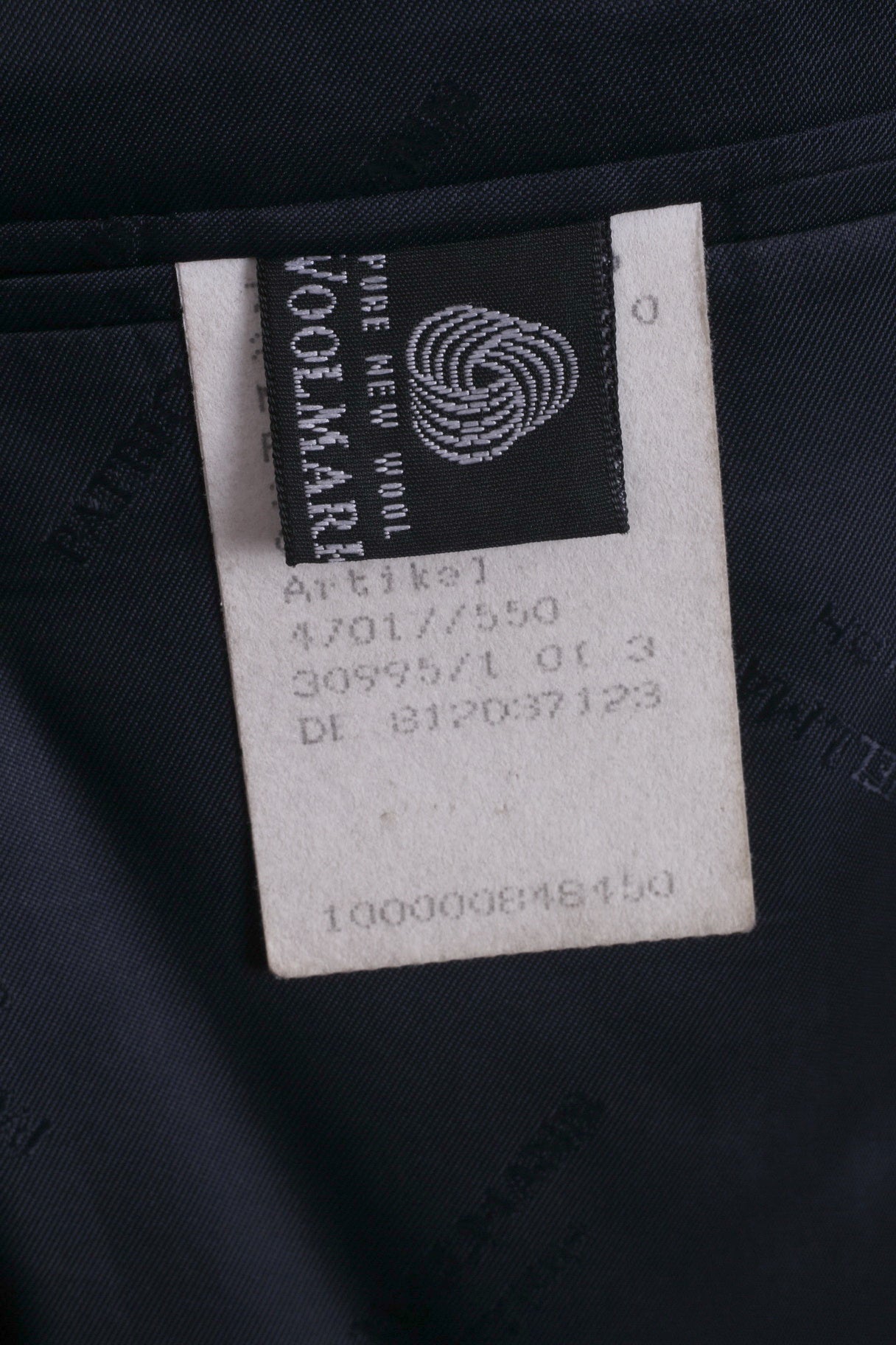 Patrick Hellmann Collection Men 110 42 Suit Navy Striped Blazer Trousers Single Breasted Wool Jacket