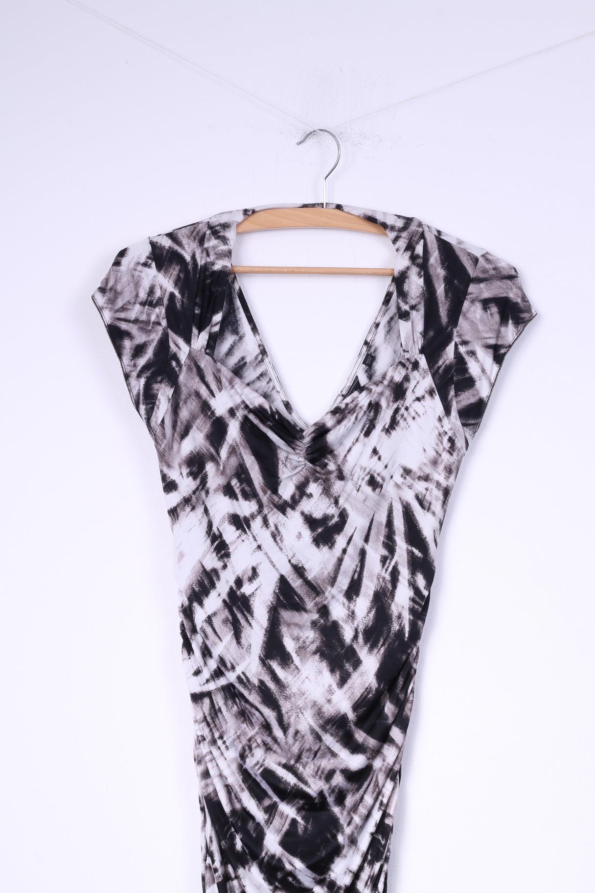 Guees Los Angeles Mini robe femme noir blanc moulante Vintage Sexi 